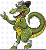 Cartoon Crocodile Clipart Image