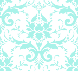 Aqua Damask Pattern A9f2e9ff Clip Art