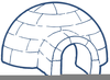 Black White Clipart Igloo Image