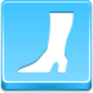Free Blue Button Icons High Boot Image