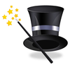 Free Clipart Magic Hat And Wand Image