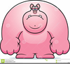 Sad Pig Clipart Image