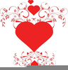 Free Clipart Hearts And Kisses Image