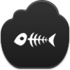 Fish Skeleton Icon Image