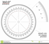 Degree Protractor Clipart Image