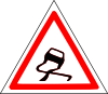 Slippery Road Clip Art