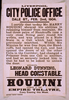 Houdini Appears At The Empire Theatre, Every Evening This Week Image