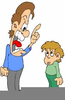 Teacher Scolding A Student Clipart Image