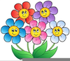 Flower Bunches Clipart Image