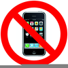 No Ipod Allowed Clipart Image