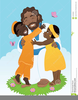 Children And Angels Clipart Image