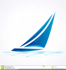 Silhouette Sailboat Clipart Image