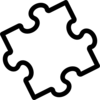 Puzzle Piece 2 Clip Art