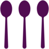 3 Spoons Clip Art