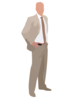 Business Man In Suit Clip Art