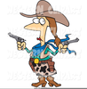 Western Guns Clipart Image