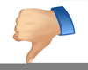 Thumbs Up Down Clipart Image