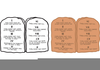 Commandments Clipart Image