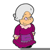 Grandma With Grandkids Clipart Image