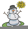 Printable Snowman Letter Clipart Image