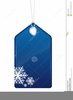 Free Christmas Tag Clipart Image