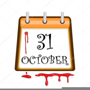 Bloody Halloween Clipart Image