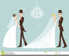 Two Brides Clipart Image