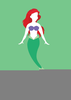 Mermaid Outline Drawing Image