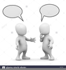 Cartoon Speech Balloons Clipart Image