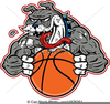 Baseball Bulldog Clipart Image