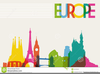 European Landmark Clipart Image