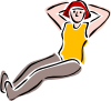 Exercising Pull Ups Clip Art