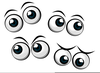 Clipart Scary Eyeballs Image