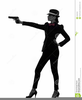 Spy Girl Clipart Image