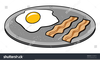 Clipart Eggs And Bacon Image