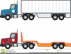 Animated Trucking Clipart Image