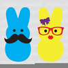 Easter Peeps Clipart Image