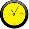 Clock Yellow A Image