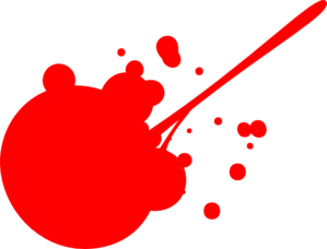 Red Paint Splatter Clip Art Clip Art
