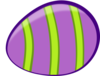 Purple Easter Egg Clip Art