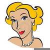 Blonde Girl Clipart Image
