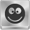 Free Silver Button Ok Smile Image