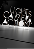 Lights Camera Action Clipart Image