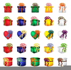 Clipart Of Christmas Gift Boxes Image