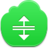 Free Green Cloud Cursor H Split Image