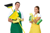 Man And Woman Cleaning Image
