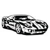 Mustang Racing Clipart Image