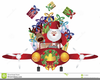 Reindeer Flying Clipart Image