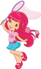 Strawberry Shortcake Valentine Clipart Image