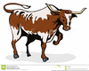 Longhorn Cattle Clipart Image